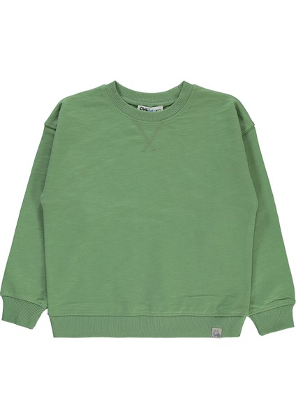 Civil Boys Erkek Çocuk Sweatshirt 6-9 Yaş Haki