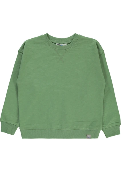 Civil Boys Erkek Çocuk Sweatshirt 6-9 Yaş Haki