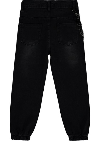 Kız Çocuk Kot Pantolon 10-13 Yaş Siyah modelleri