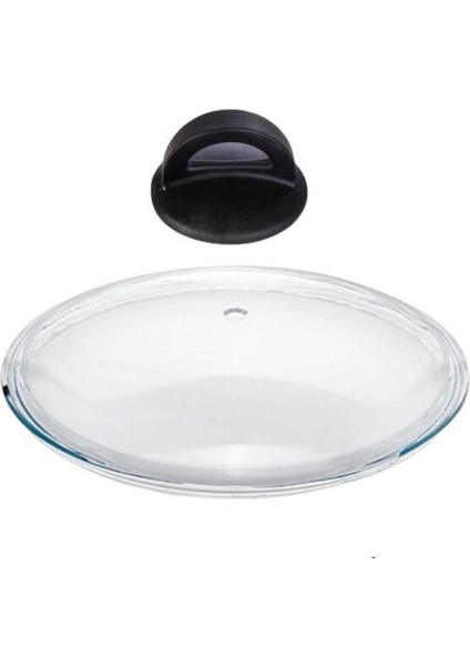 Korkmaz Pyrex Cam Kapak 30 cm Granit Tencere