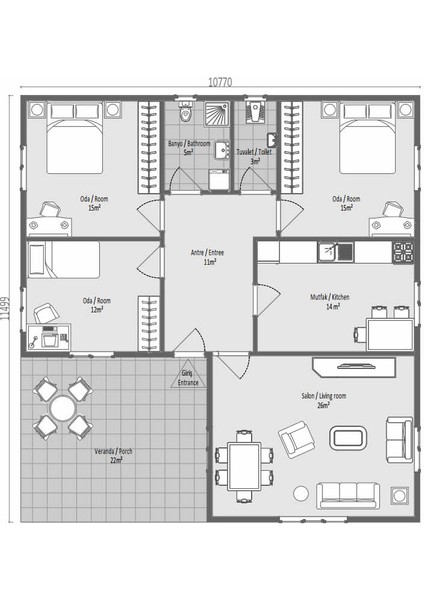 Ev - Alaçatı 123 M²