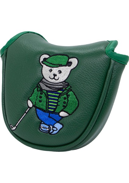 Golf Mallet Putter Kafa Kapağı Çoğu Putter Dayanıklı Pu Golf Kulübü Headcover Green (Yurt Dışından) fiyatları