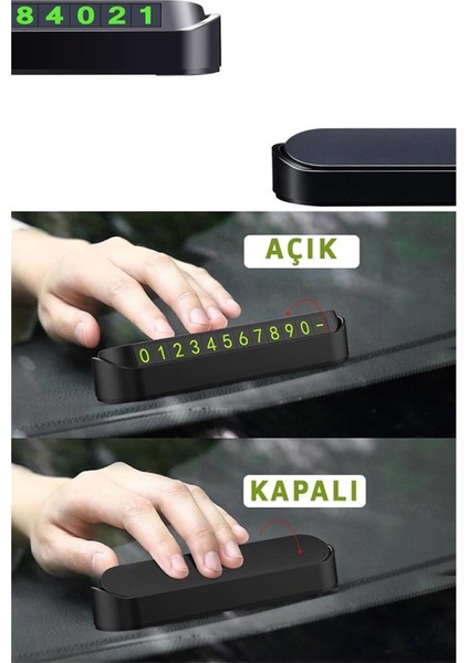 Vontar Araç Içi Fosforlu Park Telefon Numaratörü fiyatları