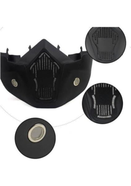 Tex 710 Jet Kask Maskesi, Jet Kask Maskesi (Cam Rengi Aynalı)