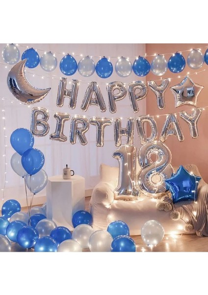 Rose Gold Lüks Yaş Happy Bırthday Doğum Günü Parti Süsü