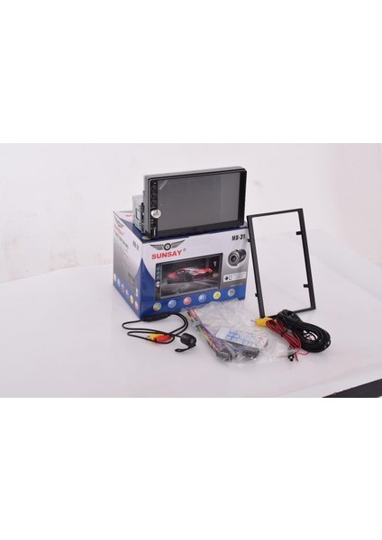 Sunsay Double Teyp 7 Inç 4X50W Mirrorlink Bt/usb/sd/mp5/aux/fm Kameralı Tofas Seri