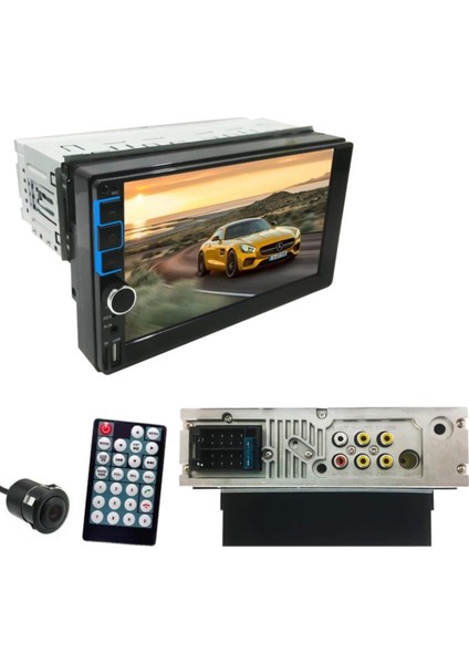 Twogo Double Teyp 7 4X50W Mirrorlink Bt/usb/sd/mp5/aux/fm Kameralı Tofas Seri Go Şahın Up