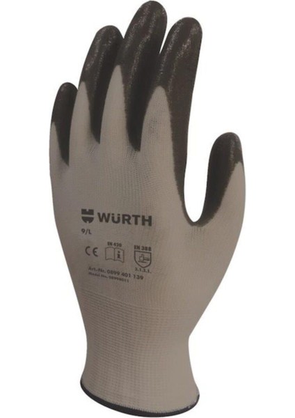 Iş Güvenliği Eldiveni Mekanikçi Siyah No:10 12 Çift