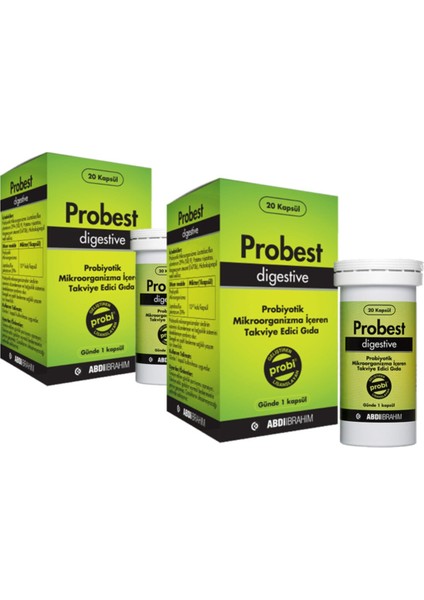 Digestive Probiyotik 20 Kapsül X 2 Adet
