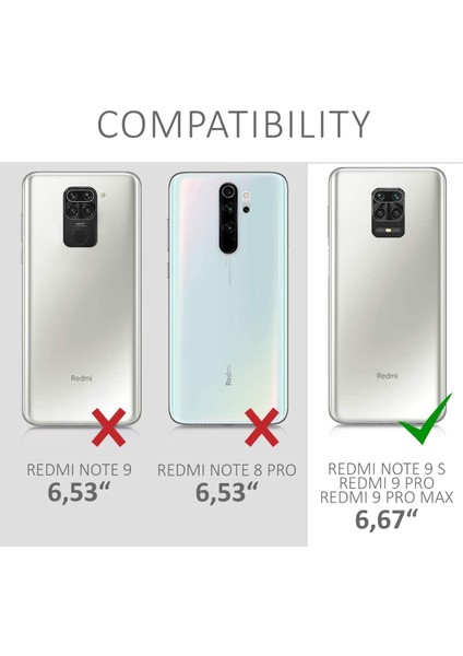 Xiaomi Redmi Note 9 PRO Kılıf Boyun Omuz Askılı Kırmızı iPli Kordonlu Anti Şok Köşe Korumalı Şeffaf Silikon X-ROP