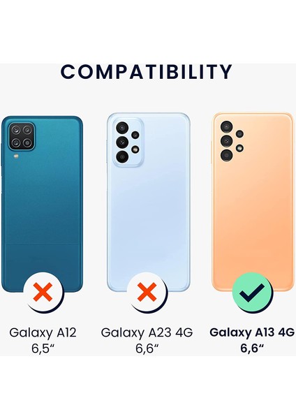 Samsung Galaxy A13 Kılıf Boyun Omuz Askılı Turkuaz iPli Kordonlu Anti Şok Köşe Korumalı Şeffaf Silikon X-ROP fiyatları