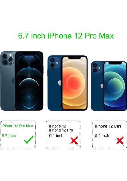 Apple iPhone 12 PRO MAX Kılıf Boyun Omuz Askılı Lila iPli Kordonlu Anti Şok Köşe Korumalı Şeffaf Silikon X-ROP