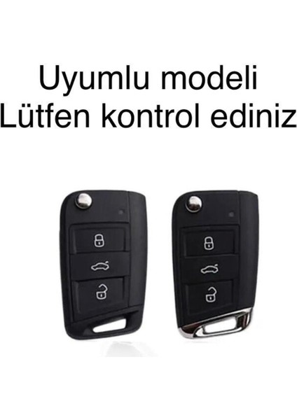 Şenyıldız Aksesuar Seat Leon Mk3 Golf 7 ve 7.5 T-Roc Uyumlu Lüks Anahtar Koruma Kılıfı Açıklamayı Okuyunuz Lütfen fiyatları