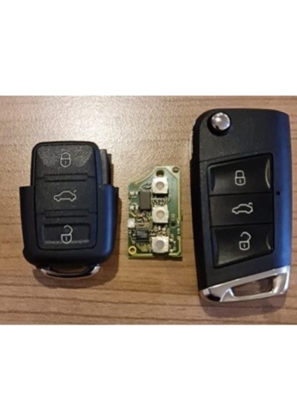Volkswagen Vw Golf Polo Jetta Bora Passat Transporter Logolu Dönüşüm Çevirici Anahtar Kumanda Kabı indirimleri