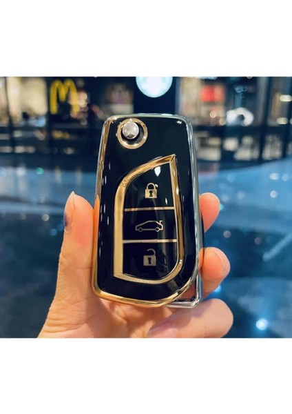Şenyıldız Aksesuar Toyota Corolla Auris Yaris Verso Avensis Hilüx Anahtar Koruma Kılıfı