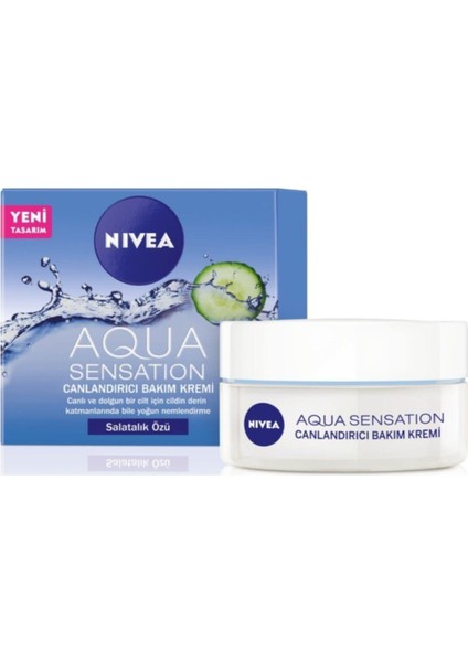 Nıvea Aqua Sensation Canlandırıcı Bakım Kremi 50 ml