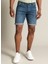 Normal Bel Normal Mavi Erkek Denim Şort 12236686 1