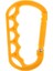 Plastik Silindir Patates Pating Ayakkabı Tepe Toka Snap Hook Tutucu Carabiner Turuncu (Yurt Dışından) 5