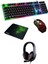 4in1 Rgb Klavye Mause + Kulaklık Gamer Oyuncu Seti 1