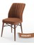 Concept Eva Serisi 80X132 Açılabilir Mdf Barok Ahşap Desen Mutfak Masa ve 6 Sandalye 4