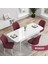 Concept Rio Serisi 80X132 Mdf Açılabilir Beyaz Mutfak Masası Takımı 4 Sandalye 2