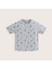 Tropic Baskılı Tshirt Gri Melanj 1