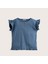 Marine Fırfırlı Tshirt Mavi 1