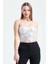 Gloplu Arkası Fermuarlı Zara Payet Bustiyer | BST33154 Bej 2