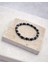 Sertifikalı Hematit - Karlı Obsidyen Doğal Taş Bileklik 8 mm 4