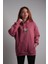 Oversize T-Shirt Renkli Yarım Yüz Panda Ekru 1