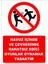 Uyarı Yönlendirme Levhaları " Havuz Çevresinde Oyun Oynamak Yasaktır" 25X35CM Dekota 1