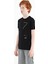 Siyah Minimal Yazı Baskılı Standart Kalıp O Yaka Erkek Çocuk T-Shirt - 11132 5