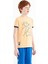 Kavun Içi Minimal Yazı Baskılı Standart Kalıp O Yaka Erkek Çocuk T-Shirt - 11132 4