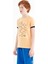 Kavun Içi Minimal Yazı Baskılı Standart Kalıp O Yaka Erkek Çocuk T-Shirt - 11132 5