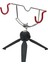 Metal Buz Balıkçılık Çubuğu Tripod Küçük Üçgen Braket Balıkçılık Kutbu Stand Tip (Yurt Dışından) 1