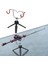 Metal Buz Balıkçılık Çubuğu Tripod Küçük Üçgen Braket Balıkçılık Kutbu Stand Tip (Yurt Dışından) 5
