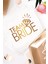 Team Brıde Peçete Beyaz Üstü Gold Varaklı Yaldızlı Peçete Bride To Be Bekarlığa Veda 1