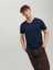 V Yaka Lacivert Erkek T-Shirt 12156102 2