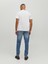 V Yaka Beyaz Erkek T-Shirt 12156102 3