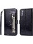 Samsung Galaxy S23 Fermuarı Pocket Glittery Pu Deri Anti-Drop Anti-Drop Telefon Kılıfı Flip Cüzdan Tam Koruma Telefon Kapağı (Yurt Dışından) 1