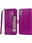 Samsung Galaxy S23 Fermuarı Pocket Glittery Pu Deri Anti-Drop Anti-Drop Telefon Kılıfı Flip Cüzdan Tam Koruma Telefon Kapağı (Yurt Dışından) 1