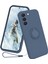 Samsung Galaxy S23 Yüzük Kickstand Telefon Tepkisi Için Sıvı Silikon Telefon Kılıf (Yurt Dışından) 1