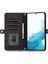 Samsung Galaxy S23 Fermuarı Cep Cüzdanı 9 Kart Yuvaları Çok Fonksiyonlu Telefon Kılıfı Pu Deri Stand Telefon Kapağı Bilek Kayışı (Yurt Dışından) 2