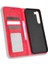 Samsung Galaxy S23 Için Retro Doku Telefon Kılıfı, Pu Deri Stand Cüzdan Cep Telefonu Kapağı (Yurt Dışından) 5