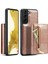 Samsung Galaxy S23 Fermuarı Cep Manyetik Çıkarılabilir 2'si 1 Arası Telefon Kapak Pu Pu Deri Kılacak Kıckand Stackand Cellet Drap-Roof Telefon Kılıfı (Yurt Dışından) 1