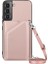 Samsung Galaxy S23 Kickstand Cilt Touch Pu Deri Telefon Kılıf Omuz Çantası Için Kart Tutucu Telefon Kapağı (Yurt Dışından) 1