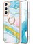 Samsung Galaxy S23 Yüzük Kickstand Tpu Kapak Imd Mermer Desen Elektrapan Cep Telefonu Kılıfı (Yurt Dışından) 3