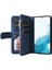 Samsung Galaxy S23 Anti-Fall Pu Deri Telefon Kapağı Iki Renk Ekleme Fermuar Cep Mobil Telefon Kılıfı Birden Çok Kart Yuvası (Yurt Dışından) 1