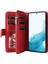 Samsung Galaxy S23 Anti-Fall Pu Deri Telefon Kapağı Iki Renk Ekleme Fermuar Cep Mobil Telefon Kılıfı Birden Çok Kart Yuvası (Yurt Dışından) 2