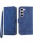 Samsung Galaxy S23, Pu Deri Çizgiler Için Pu Deri Stand Telefon Kılıfı Baskılı Telefon Cüzdan Kapağı (Yurt Dışından) 2